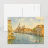 Venice Grand Canal Landscape Briefkaart (Voorkant / Achterkant)