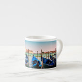 Venice Grand Canal met blauwe iconische gondels Espresso Kop (Voorkant rechts)