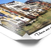 Venice Grand Canal met Love Quote Foto Afdruk (Hoek)