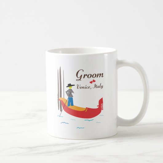 Venice Groom Koffiemok (Rechts)