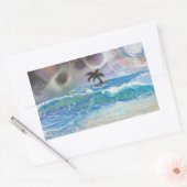 "Venice Herfst" - Glanzende Sticker van 4,5 x 2,7  (Envelop)