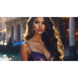 VENICE - I LOVE ITALY CANVAS AFDRUK