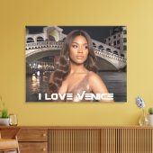 VENICE - I LOVE VENICE CANVAS AFDRUK (Insitu (Woonkamer))