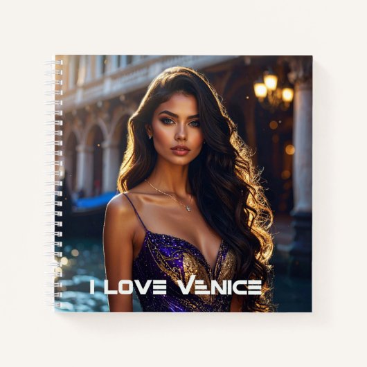 VENICE - I LOVE VENICE NOTITIEBOEK (Voorkant)