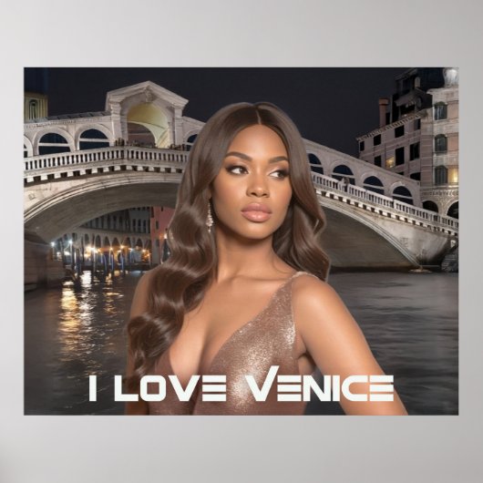VENICE - I LOVE VENICE POSTER (Voorkant)