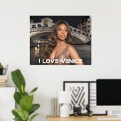 VENICE - I LOVE VENICE POSTER (Thuiskantoor)