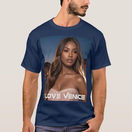 VENICE - I LOVE VENICE T-SHIRT (Voorkant)