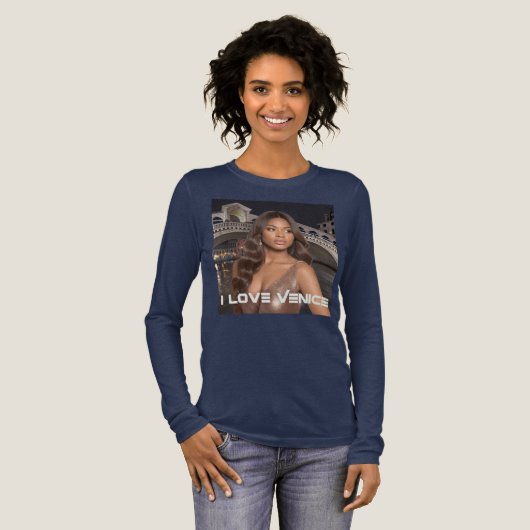 VENICE - I LOVE VENICE Tri-Blend SHIRT (Voorkant)