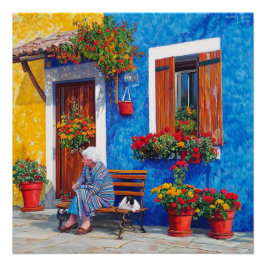 Venice Inspired – Kleurrijke glanzende Posters pri