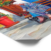 Venice Inspired – Kleurrijke Village Poster Print (Hoek)