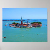 Venice - Island of San Giorgio Maggiore Poster (Voorkant)
