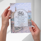 Venice Italian Themed Bridal Shower Kaart