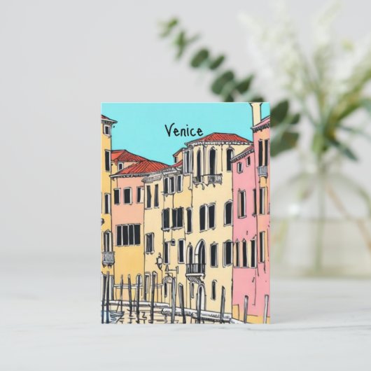 Venice Italië Briefkaart (Staand voorkant)