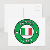 Venice Italië Briefkaart (Voorkant / Achterkant)