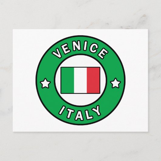 Venice Italië Briefkaart (Voorkant)