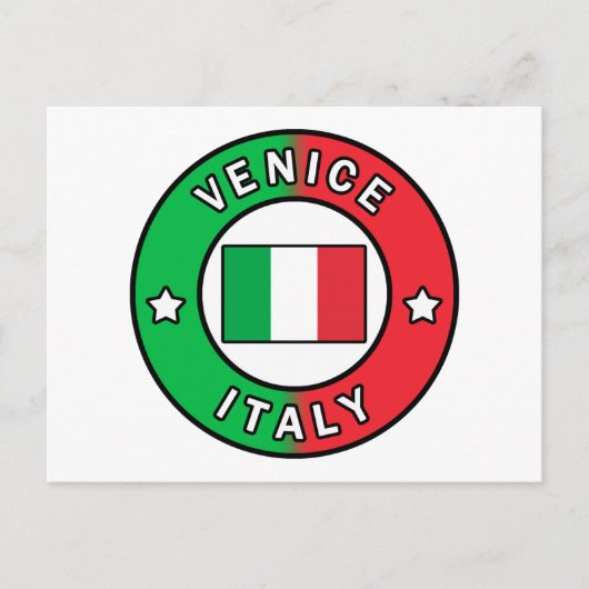Venice Italië Briefkaart (Voorkant)