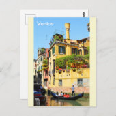 Venice Italië Briefkaart (Voorkant / Achterkant)
