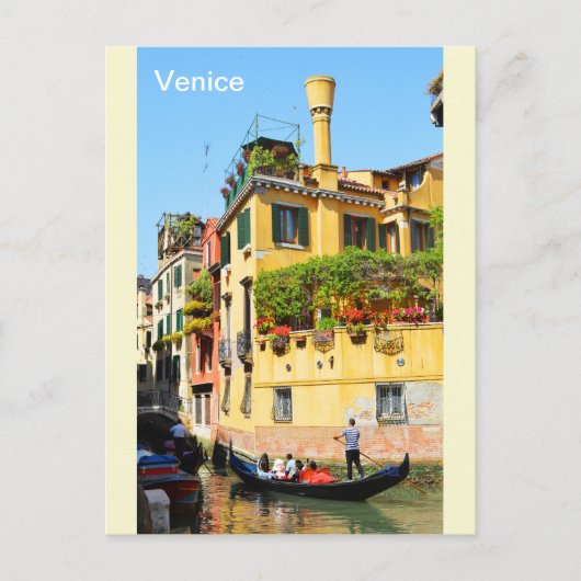 Venice Italië Briefkaart (Voorkant)