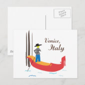 Venice Italië Briefkaart (Voorkant / Achterkant)