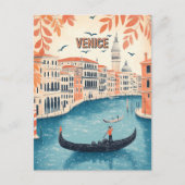 Venice Italië Briefkaart (Voorkant)