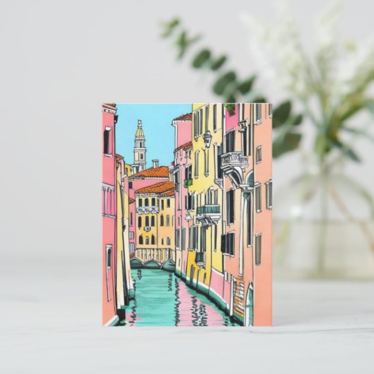 Venice Italië Briefkaart (Staand voorkant)