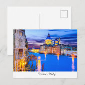 Venice Italië Briefkaart (Voorkant / Achterkant)
