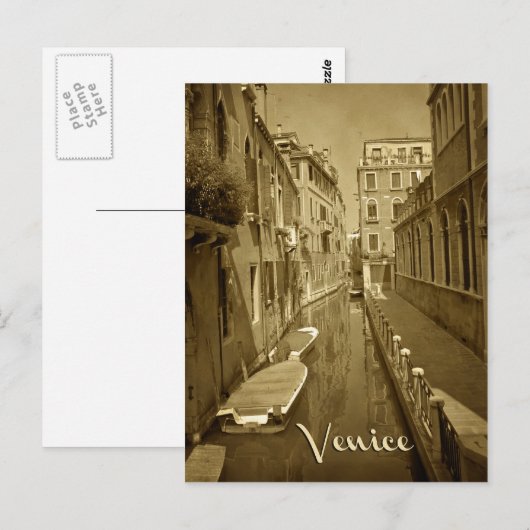 Venice Italië Briefkaart (Voorkant / Achterkant)