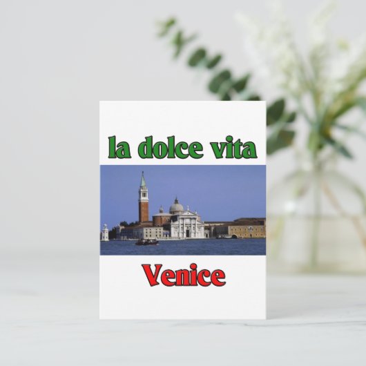 Venice Italië Briefkaart (Staand voorkant)