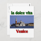 Venice Italië Briefkaart (Voorkant / Achterkant)