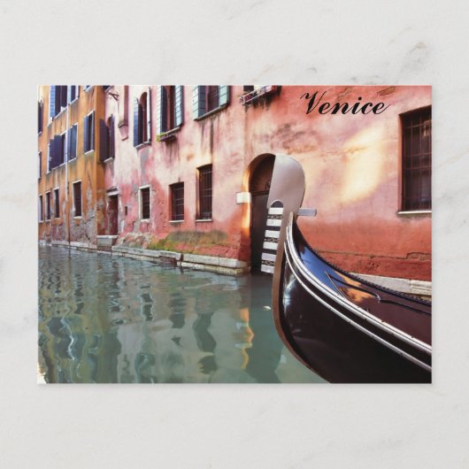 Venice Italië Canal Gondola Briefkaart (Voorkant)