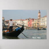 Venice, Italië Canal Gondola Print (Voorkant)