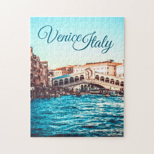 Venice Italië Canal Scene | Jigzaag Puzzle Legpuzzel (Verticaal)