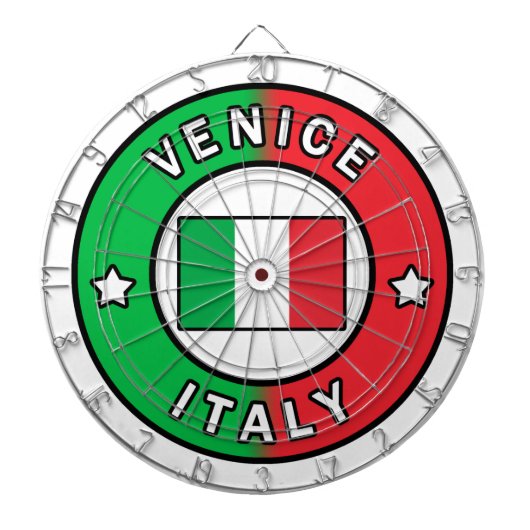Venice Italië Dartbord (Voorkant)