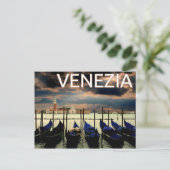 Venice Italië Gondolas Venezia Briefkaart (Staand voorkant)