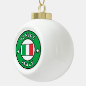 Venice Italië Keramische Bal Ornament (Rechts)