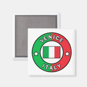 Venice Italië Magneet (Voorkant / Achterkant)