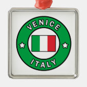Venice Italië Metalen Ornament (Voorkant)