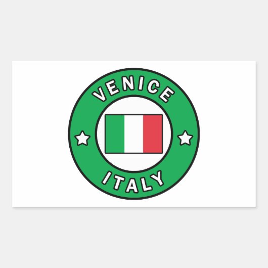 Venice Italië Rechthoekige Sticker (Voorkant)