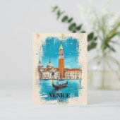 Venice Italië Reis Briefkaart (Staand voorkant)