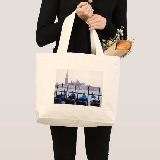 Venice Italië Reis Grote Tote Bag (Voorkant (product))