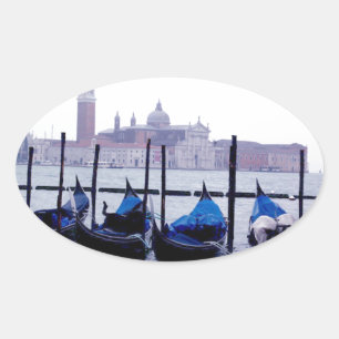 Venice Italië Reis Ovale Sticker