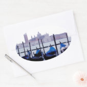 Venice Italië Reis Ovale Sticker (Envelop)