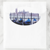 Venice Italië Reis Ovale Sticker (Tas)