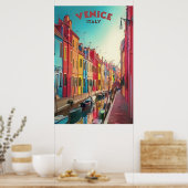 Venice Italië Reis Poster (Keuken)
