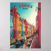Venice Italië Reis Poster (Voorkant)