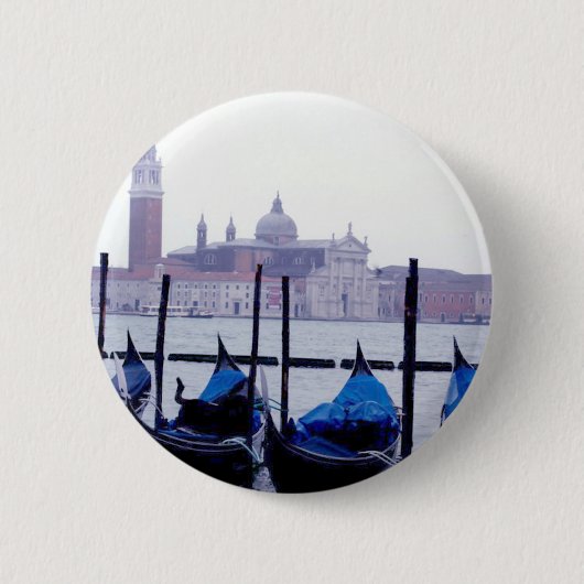 Venice Italië Reis Ronde Button 5,7 Cm (Voorkant)