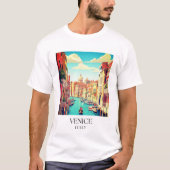 Venice Italië Reis T-shirt (Voorkant)