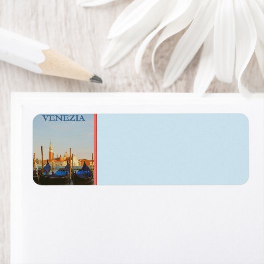 Venice Italië Return Address Label (Insitu)