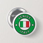 Venice Italië Ronde Button 5,7 Cm (Voorkant /achterkant)