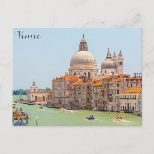 Venice Italië Santa Maria della Salute Briefkaart (Voorkant)